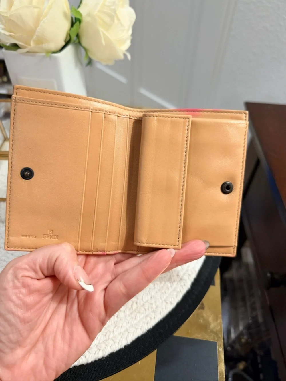 Fendi  Brown Monogram FF Canvas Bifold Wallet ⭐️